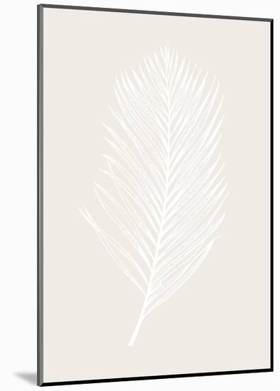 White Leaf-Design Fabrikken-Mounted Art Print