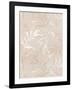 White Leaves 1-Design Fabrikken-Framed Art Print