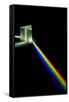 White Light Passing Through a Prism-David Parker-Framed Stretched Canvas