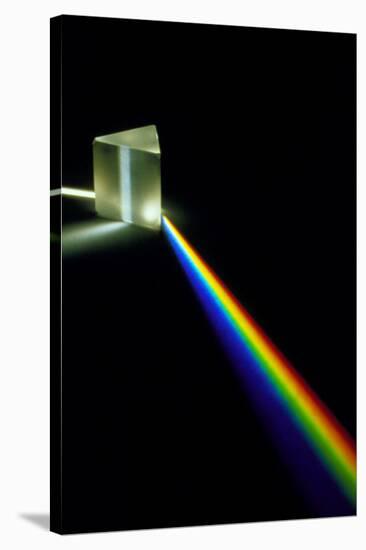 White Light Passing Through a Prism-David Parker-Stretched Canvas