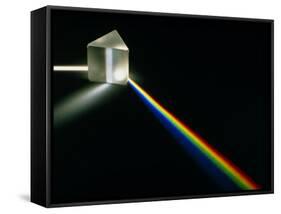 White Light Passing Through a Prism-David Parker-Framed Stretched Canvas