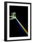 White Light Passing Through a Prism-David Parker-Framed Photographic Print