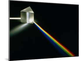 White Light Passing Through a Prism-David Parker-Mounted Photographic Print