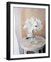 White Lilies-Amelie Vuillon-Framed Art Print