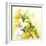 White Lilies-Mary Smith-Framed Giclee Print