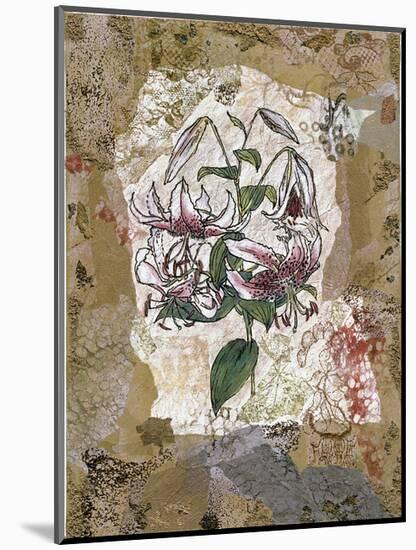 White Lily and Lace-Annabel Hewitt-Mounted Art Print