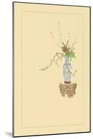 White Magnolia and Peony-Sofu Teshigahara-Mounted Art Print