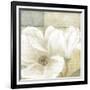 White Magnolia II-Linda Wood-Framed Art Print