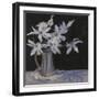 White Magnolias in Silver Jug, 2019 (Oil on Canvas)-Sue Wales-Framed Giclee Print