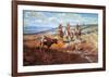White Man's Buffalo-Charles Marion Russell-Framed Art Print