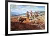 White Man's Buffalo-Charles Marion Russell-Framed Premium Giclee Print