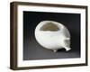 White Marble Container in Shape of Pig, from Necropolis of Plastiras on Paros Island, Greece-null-Framed Giclee Print