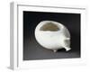 White Marble Container in Shape of Pig, from Necropolis of Plastiras on Paros Island, Greece-null-Framed Giclee Print