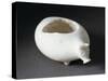 White Marble Container in Shape of Pig, from Necropolis of Plastiras on Paros Island, Greece-null-Stretched Canvas