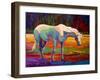 White MareII-Marion Rose-Framed Giclee Print