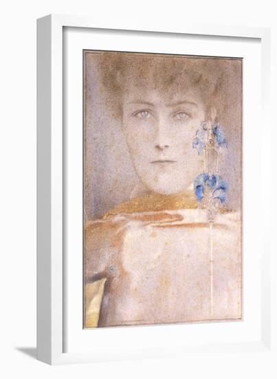 White Mask-Fernand Khnopff-Framed Giclee Print