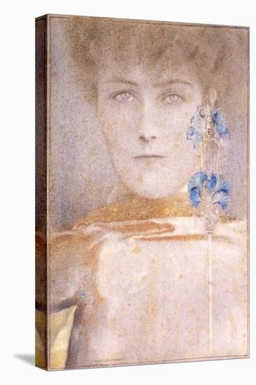 White Mask-Fernand Khnopff-Stretched Canvas