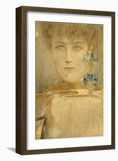 White Mask-Fernand Khnopff-Framed Giclee Print