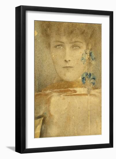 White Mask-Fernand Khnopff-Framed Giclee Print