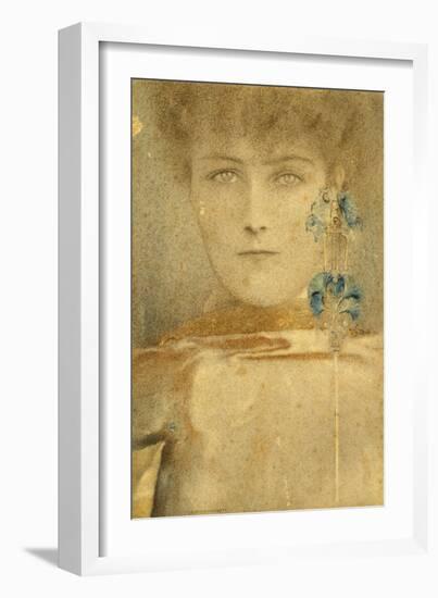 White Mask-Fernand Khnopff-Framed Giclee Print