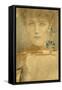 White Mask-Fernand Khnopff-Framed Stretched Canvas