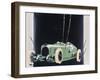 White Metal and Enamel Cigarette Case Depicting a Salmson Racing Car, circa 1920-F. Zwichl-Framed Giclee Print