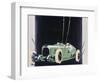 White Metal and Enamel Cigarette Case Depicting a Salmson Racing Car, circa 1920-F. Zwichl-Framed Giclee Print