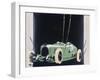 White Metal and Enamel Cigarette Case Depicting a Salmson Racing Car, circa 1920-F. Zwichl-Framed Giclee Print