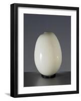 White Milk Glass Egg, France-null-Framed Giclee Print