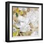 White Modern Peonies II-Lanie Loreth-Framed Art Print