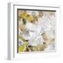 White Modern Peonies II-Lanie Loreth-Framed Art Print