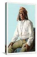 White Mountain Apache Government Scout-null-Stretched Canvas