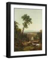 White Mountain Scenery, 1859 (Oil on Canvas)-John Frederick Kensett-Framed Giclee Print