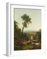 White Mountain Scenery, 1859 (Oil on Canvas)-John Frederick Kensett-Framed Giclee Print