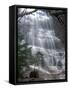 White Mountain Waterfalls-Jim Cole-Framed Stretched Canvas