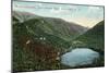 White Mountains, New Hampshire, Aerial View from Artist's Bluff, Mt. Lafayette-Lantern Press-Mounted Art Print
