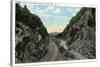 White Mountains, New Hampshire - Crawford Notch View of the Double Gate-Lantern Press-Stretched Canvas