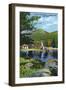 White Mountains, New Hampshire - Shadow Lake Overshot Water Wheel View-Lantern Press-Framed Art Print