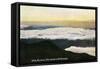 White Mountains, New Hampshire, Sunrise View on Mount Washington-Lantern Press-Framed Stretched Canvas