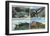 White Mountains, NH - Mt. Washington Views, Jacob's Ladder-Lantern Press-Framed Art Print