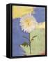 White Mum-Peggy Brown-Framed Stretched Canvas