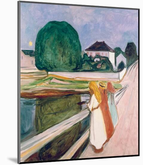 White Night, 1903-Edvard Munch-Mounted Giclee Print