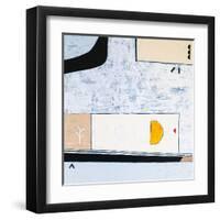 White night-Hyunah Kim-Framed Art Print