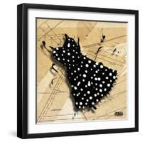 White on Black-Roderick E. Stevens-Framed Giclee Print