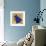 White on Blue-Roderick E. Stevens-Framed Giclee Print displayed on a wall
