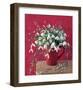 White on Red-null-Framed Premium Giclee Print