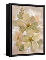 White on White Floral I-Silvia Vassileva-Framed Stretched Canvas