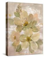 White on White Floral I-Silvia Vassileva-Stretched Canvas