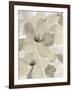 White On White Floral II Crop Neutral-Silvia Vassileva-Framed Art Print