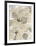 White On White Floral II Crop Neutral-Silvia Vassileva-Framed Art Print